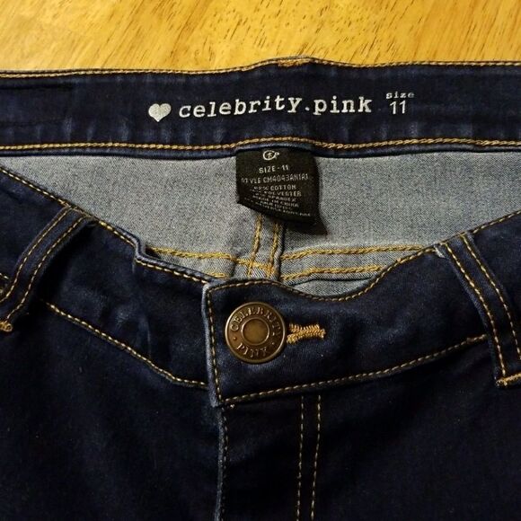 𝅺CELEBRITY Pink Denim Jegging Capri Jeans - Picture 4 of 8